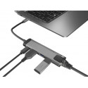 Multi Port Fowler Go USB-C PD, 2x USB 3.0