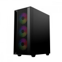 Computer Case Midi Tower Fornax 4000 ARGB black