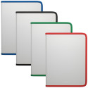 Zip folder for notebooks ErichKrause® Diagonal Clear with colored zippers, A5, assorted colors (4 pc
