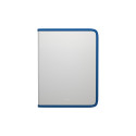 Zip folder for notebooks ErichKrause® Diagonal Clear with colored zippers, A5, assorted colors (4 pc