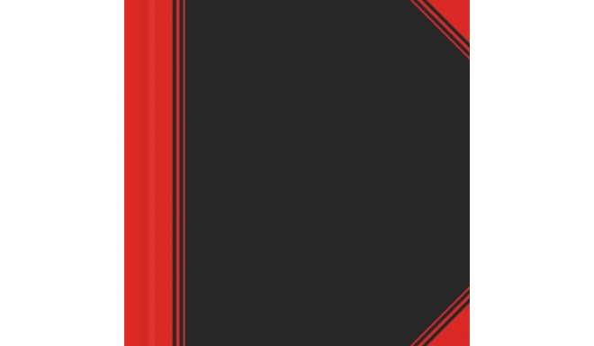 BANTEX Notes A6 Black/red squared