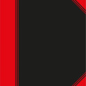 BANTEX Notes A5 Black/red squared