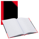 BANTEX Notes A6 Black/red squared