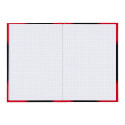 BANTEX Notes A5 Black/red squared