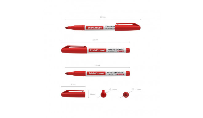 Tahvlimarker ERICH KRAUSE W-110, punane