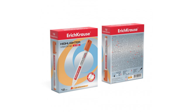 Tekstimarker ERICH KRAUSE Visioline V-40, oranž