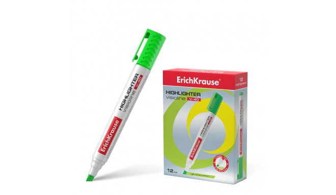Tekstimarker ERICH KRAUSE Visioline V-40, roheline