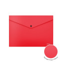 Envelope folder  ErichKrause® Fizzy Classic, А4, opaque, red (12 pcs in a bag)