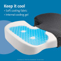 Istmepadi ergonoomiline KENSINGTON Cool-Gel Seat Cushion Premium
