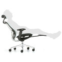Office chair ANTARES Bat PDH with footrest, black/grey