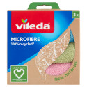 Microfiber towel VILEDA colored (on a roll) 3 pcs/pk
