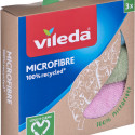 Microfiber towel VILEDA colored (on a roll) 3 pcs/pk