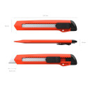 Cutter push-lock ErichKrause® Standard, 18 mm (polybag 1 pcs)