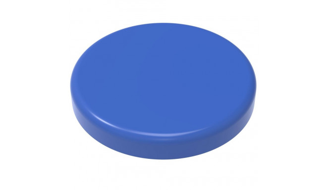 Magnet blue - 32 mm, holding power 8N, height 7 mm, 4 magnets per blister card