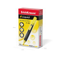 Highlighter ErichKrause® Liquid H-30, ink color: yellow (box 10 pcs.)