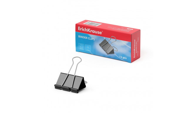 Binder clips ErichKrause®, 32 mm, (box 12 pcs)