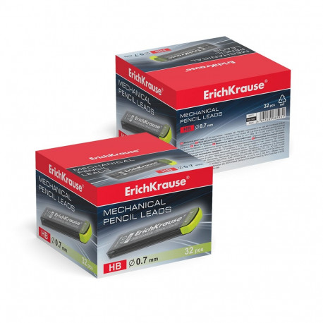 Leads ErichKrause® MEGAPOLIS Concept for mechanical pencils 0,7 mm, HB (20 pcs.)