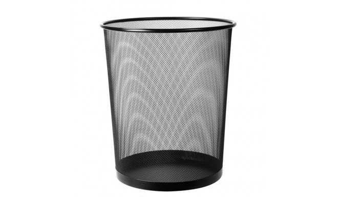 Paper bin, metal mesh, VICTORIA OFFICE, black