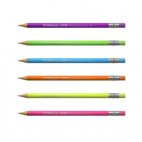 Mechanical pencil ErichKrause® Vivo® 0.5 mm, HB (tube 60 pcs.)