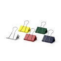 Binder clips ErichKrause®, 25 mm, coloured (box 12 pcs)