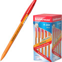 Ballpoint pen ErichKrause® R-301 Orange Stick 0.7, ink color: red (box 50 pcs.)