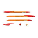 Ballpoint pen ErichKrause® R-301 Orange Stick 0.7, ink color: red (box 50 pcs.)