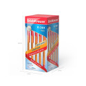 Ballpoint pen ErichKrause® R-301 Orange Stick 0.7, ink color: red (box 50 pcs.)