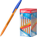 Ballpoint pen ErichKrause® R-301 Orange Stick 0.7, ink color: blue (box 50 pcs.)