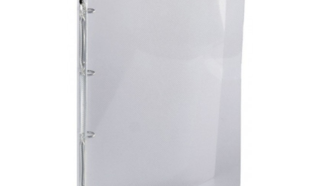 Rõngaskaaned VIQUEL A4 35mm 4r plast läbipaistev valge