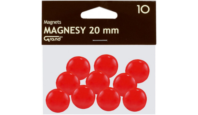 Magnets 20 mm Grand red