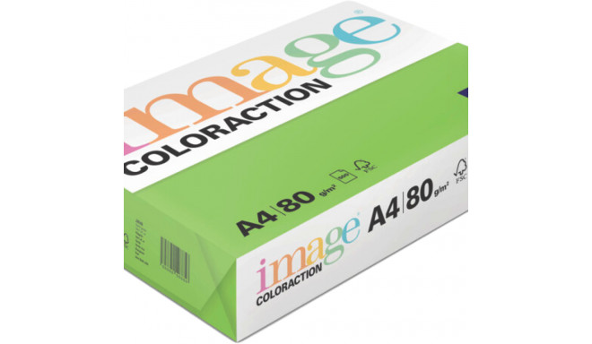 Värviline paper A4 80g IMAGE Coloraction nr.67 tumeroheline (Java) 500 sheets