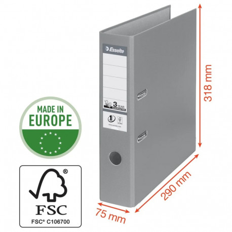 LAF Esselte No1 Vivida PP A4/75 Gree