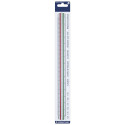 Scale ruler STAEDTLER 30cm (1:20/25/50/75/100/125)