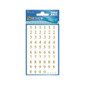 Sticker label AVERY ZWECKFORM golden numbers 2 sheets (3728)