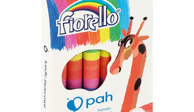Жирный мел FIORELLO 6 цветов