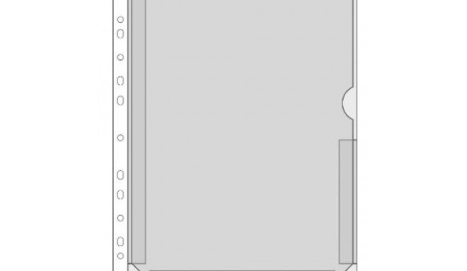 Bound in film pocket A4 kangaroo F-pocket flapless PROLEXPLAST