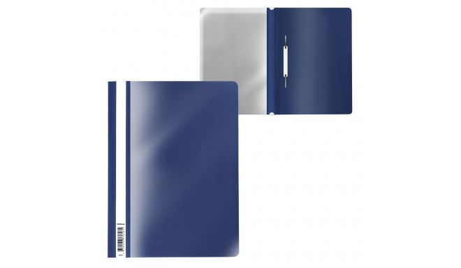 Fast binder A4 with slat blue PROLEXPLAST