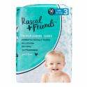 RASCAL + FRIENDS nappies 3 size, 6-11kg, 50 p