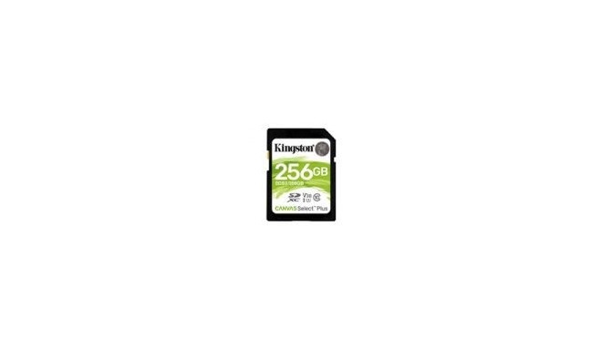 Kingston mälukaart 256GB SDXC Canvas Select Plus