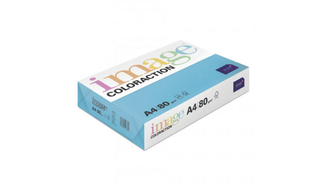 Koopiapaber A4 80g türkiis (Lisbon/Deep Turquoise) nr.77  500lehte pakis