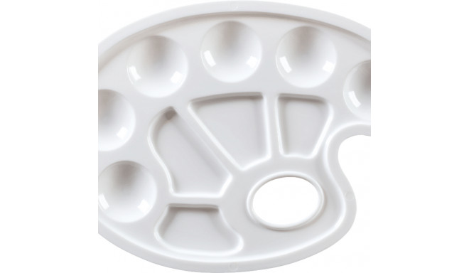 Palett ovaalne, plastik Brunnen