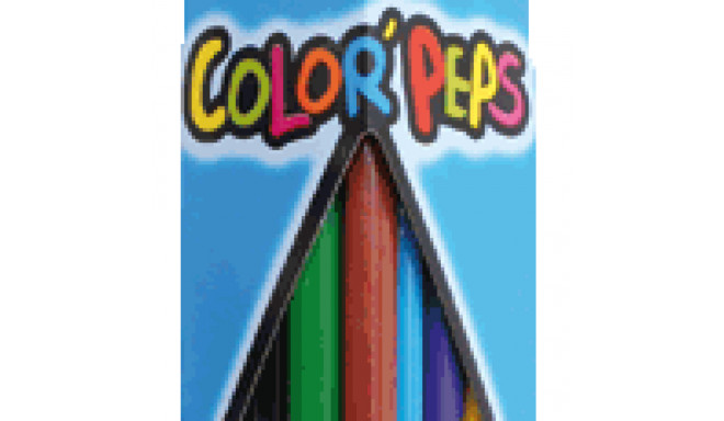 Värvipliiats Color Peps 12 värvi +teritaja, Maped