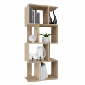 Bookcase FIESTA 4P 59.5x30x140 cm, sonoma oak