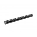 Lanberg patch panel 24-port 1U Cat.5e UTP, must (PPU5-1024-B)