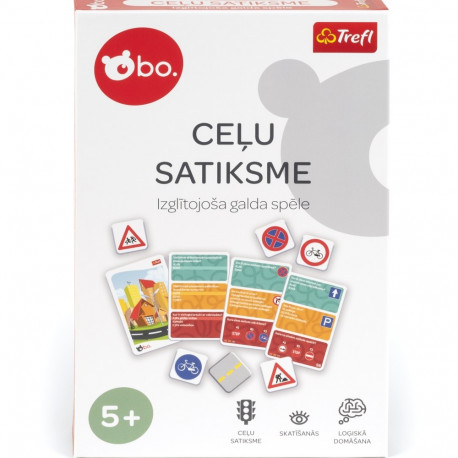 bo. Educational board game "Road traffic" (In Latvian lang.)