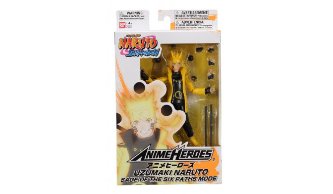 ANIME HEROES Naruto figure with accessories, 16 cm - Uzumaki Naruto Sage Of Six Paths Mode