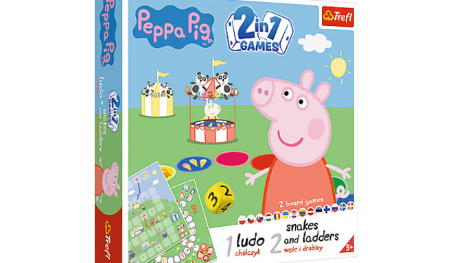TREFL PEPPA PIG lauamäng 2 in 1, Põrsas Peppa