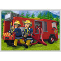 TREFL FIREMAN SAM Pusle komplekt, 10 tk, Tuletõrjuja Sam