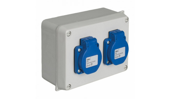 Socket box Solera 816-5 Watertight 15,3 x 10 x 6,5 cm 250 V 16 A IP54