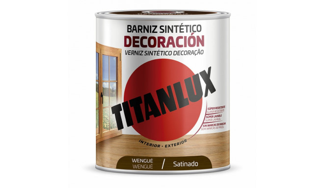 Синтетический лак Titanlux m11100734 Декор сатин Wengue 750 ml